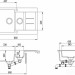 Кухонная мойка Aquasanita Tesa SQT151AW (alba 710)