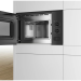 Микроволновая печь встраиваемая Bosch BFL520MB0, черный, Serie 4, 20 л, поворотные переключатели, 5  уровней мощности