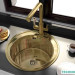 Кухонная мойка ZorG SZR-510/205 Bronze