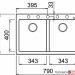 Кухонная мойка Elleci Quadra 350 Bianco Titano 68