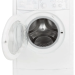 Стиральная машина Indesit IWSC 6105, белая, 6 кг, 16 программ, 1000 об/мин, класс А