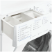 Стиральная машина Indesit IWSC 6105, белая, 6 кг, 16 программ, 1000 об/мин, класс А