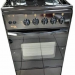Кухонная плита ЛАДА NOVA RG 2427 B, коричневая, газовая, 4 конфорки, 50 л, электроподжиг, эмалированная, поворотный механизм