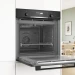 Электрический духовой шкаф Bosch HBG4795B1S, Serie 6, чёрный, 7 режимов, пиролитическая очистка, телескопические направляющие