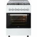 Комбинированная плита NordFrost GE 6064 W, эмалированная, 4 газовые конфорки, электроподжиг, 63 л, электрическая духовка