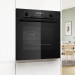 Духовой шкаф электрический Bosch HBG478CB3, Serie 6, чёрный, 71 л, пиролитическая очистка, 30 автоматических программ