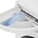 Стиральная машина узкая Hotpoint NSD 8249 D AVE RU, белая, 8кг, 1200об/мин, инверторная, с фронтальной загрузкой, с паром