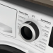 Стиральная машина узкая Hotpoint NSD 8249 D AVE RU, белая, 8кг, 1200об/мин, инверторная, с фронтальной загрузкой, с паром