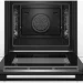 Духовой шкаф Bosch Serie 8 HBG8764C1, черный, Serie 8, пиролитическая очистка, 13 режимов, переключатель Control Ring