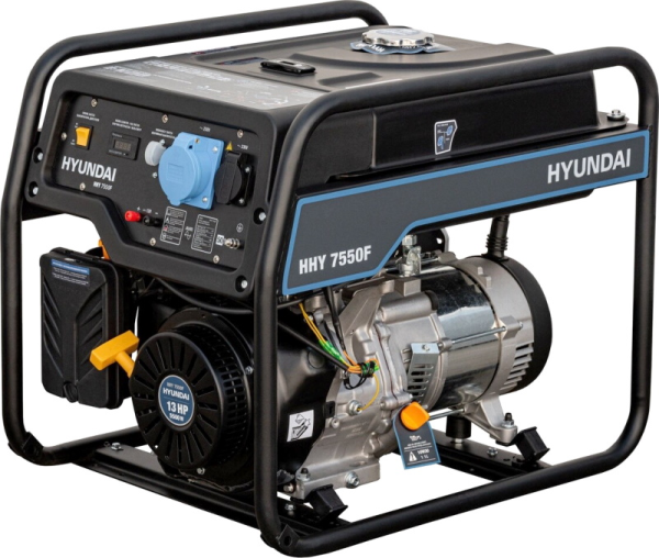 Бензиновый генератор Hyundai HHY7550F, (5500 Вт)