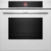 Электрический духовой шкаф Bosch HBG7341W1 Serie 8, белый, 71 л, 14 режимов, EcoClean