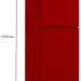 Холодильник Olto RF-160C RED (Красный), без No Frost, A+, компрессор стандартный, (ВxШxГ) 125х45,9х46,5 см