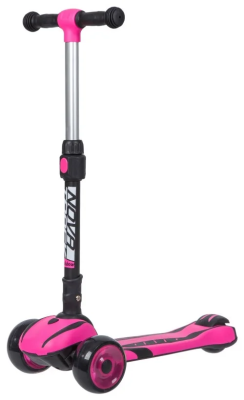 Детский кикборд Novatrack 120CGP.RAINBOW.PN20, розовый 141041
