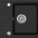 Кухонная мойка Aquasanita Notus SQ102AW (black metallic 601)