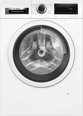 Стиральная машина с сушкой Bosch WNA144VBSN Serie 6, белая, 9/5 кг, 1400 об/мин, инверторная