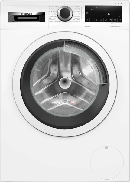 Стиральная машина с сушкой Bosch WNA144VBSN Serie 6, белая, 9/5 кг, 1400 об/мин, инверторная