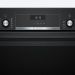 Электрический духовой шкаф Bosch HBJ558YB0Q, Serie 6, чёрный, EcoClean, 8 режимов, утапливаемые переключатели, телескопические направляющие