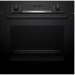 Электрический духовой шкаф Bosch HBA573BB1 Serie 4, 71 л, пиролитическая очистка, 10 программ, телескопические направляющие