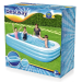 Детский бассейн Bestway Deluxe Blue Rectangular Family 54009 + гель для рук серии "ANTIVIR" 100мл 2026