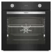 Электрический духовой шкаф Hotpoint FE9 831 JSH BLG, чёрный, 72 л, эмаль легкой очистки, переключатели поворотные/сенсорные, телескопические направляющие