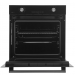Электрический духовой шкаф Hotpoint FE9 831 JSH BLG, чёрный, 72 л, эмаль легкой очистки, переключатели поворотные/сенсорные, телескопические направляющие