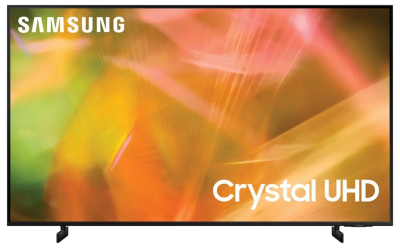 75" Телевизор Samsung UE75AU8000U LED, HDR (2021), черный