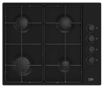 Газовая варочная панель Beko HIGG 64123 SB, черный