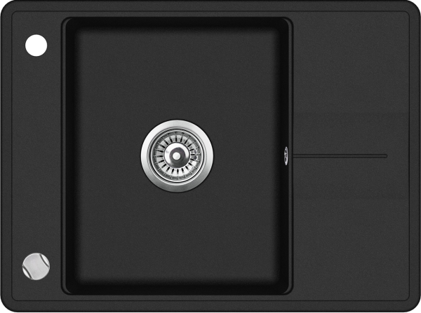 Кухонная мойка Aquasanita Bella SQB102AW (black metallic 601)