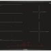 Индукционная варочная панель Bosch PXE675DC1E, независимая, конфорок - 4 шт, панель - стеклокерамика, 7400 Вт