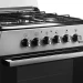 Комбинированная плита IDEAL L 305 серая, эмалированная, 3 газовые конфорки, 1 электрическая конфорка, электрическая духовка, 65 л