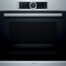 Электрический духовой шкаф Bosch HBG675BS1, Serie 8, нержавеющая сталь, пиролитическая очистка, 13 режимов, переключатель Control Ring