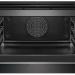 Электрический духовой шкаф Bosch CMG633BB1, Serie 8, черный, с СВЧ, переключатель Control Ring, AquaClean 