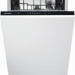 Встраиваемая посудомоечная машина Gorenje GV520E10, серебристая, узкая, 11 комплектов, 3 корзины