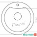 Кухонная мойка Tolero R-108E (черный)