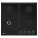 Газовая варочная панель Hotpoint HGS 62F/BK, 4 конфорки, черный