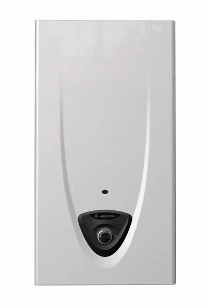 Водонагреватель проточный Ariston FAST EVO 11 B, газовый, 11 л/мин, защита от перегрева 