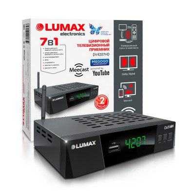 Приемник цифрового ТВ Lumax DV4207HD