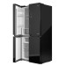 Холодильник CENTEK CT-1756 BLACK GLASS TOTAL NF