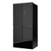 Холодильник CENTEK CT-1756 BLACK GLASS TOTAL NF