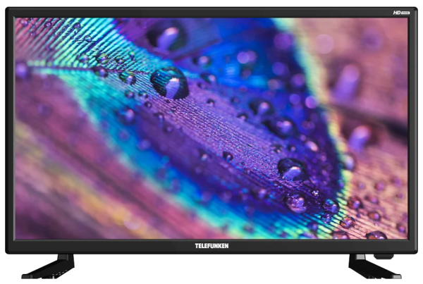 24" Телевизор TELEFUNKEN TF-LED24S18T2 2021 LED, черный