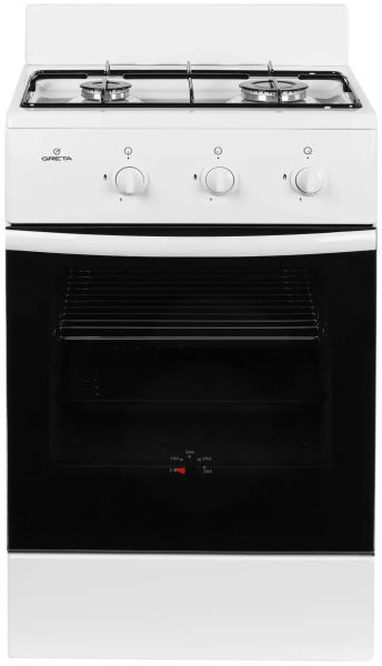 Комбинированная плита GRETA 1201-10, белый