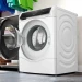 Стиральная машина с сушкой BOSCH WNC254A0SN, Serie 8, загрузка стирки 10.5кг, сушки 6кг, программ 12