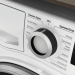 Стиральная машина узкая Hotpoint NSD 6239 S VE RU, белая, 16 программ, 6 кг, 1200 об/мин, инверторная, с паром
