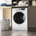 Стиральная машина узкая Hotpoint NSD 6239 S VE RU, белая, 16 программ, 6 кг, 1200 об/мин, инверторная, с паром
