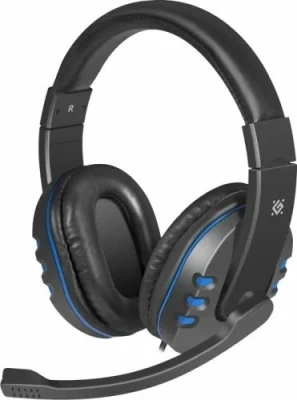Наушники Defender Warhead G-160 (черный/синий)