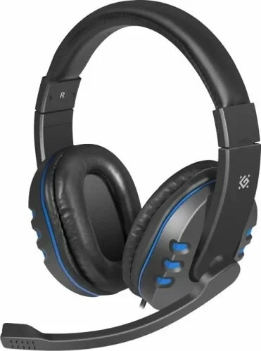 Наушники Defender Warhead G-160 (черный/синий)