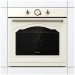 Духовой шкаф электрический Gorenje BOS67371CLI бежевый, очистка паром AquaClean, 12 режимов, коллекция Classico