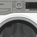 Стиральная машина Hotpoint NSD 6239 US VE RU, белая, с фронтальной загрузкой, с паром, 6кг, 1200об/мин, инверторная