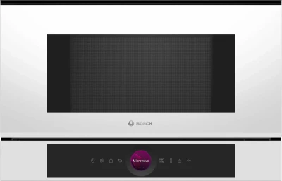 Встраиваемая микроволновая печь BOSCH BFL7221W1, Serie  8, Уровни мощности микроволн, Вт 900