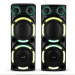 Колонки (акустическая система) Eltronic 30-57 CRAZY BOX 5000, LED посветка динамика (активная), эквалайзер, регулировка высоких низких частот